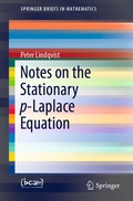 Cover: Notes on the Stationary p-Laplace Equation - Springer