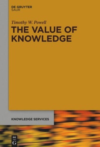 Enlarge image Cover: The Value of Knowledge - De Gruyter Saur