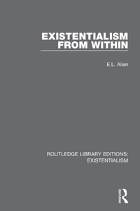 Enlarge image Cover: Existentialism from Within - Routledge