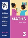 Cover: 11+ Practice Papers Maths Pack 3 (Multiple Choice) - GL Assessment