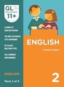Cover: 11+ Practice Papers English Pack 2 (Multiple Choice) - GL Assessment