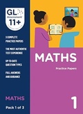 Cover: 11+ Practice Papers Maths Pack 1 (Multiple Choice) - GL Assessment