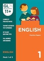 Cover: 11+ Practice Papers English Pack 1 (Multiple Choice) - GL Assessment