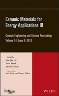 Cover: Ceramic Materials for Energy Applications III - Ceramic Engineering and Science Proceedings Volume 34 Issue 9 - Wiley