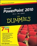 Cover: PowerPoint 2010 All-in-One For Dummies(r) - Wiley