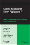 Cover: Ceramic Materials for Energy Applications IV - Ceramic Engineering and Science Proceedings, Volume 35 Issue 7 - Wiley