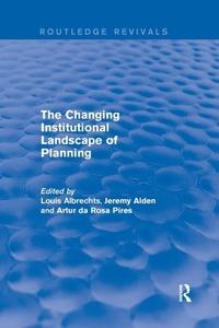 Bild: The Changing Institutional Landscape of Planning - Routledge