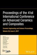 Cover: Proceedings of the 41st International Conference on Advanced Ceramics and Composites - Ceramic Engineering and Science Proceedings, V38, Issue 3 - Wiley