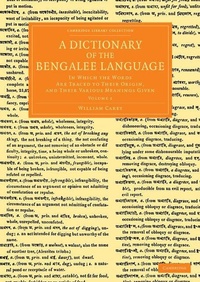 Enlarge image Cover: A Dictionary of the Bengalee Language - Cambridge University Press