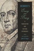 Cover: Herder's <I>Essay on Being</I> - De Gruyter