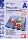 Cover: 11+ Verbal Reasoning Year 5-7 GL & Other Styles Testpack A Papers 5-8 - Accelerated Education Publications Ltd
