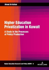 Enlarge image Cover: Higher Education Privatization in Kuwait - Peter Lang Verlag