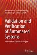 Cover: Validation and Verification of Automated Systems - Springer