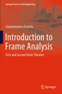 Cover: Introduction to Frame Analysis - Springer