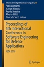 Cover: Proceedings of 6th International Conference in Software Engineering for Defence Applications - Springer