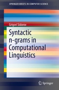 Cover: Syntactic n-grams in Computational Linguistics - Springer
