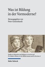 Cover: Was ist Bildung in der Vormoderne? - Mohr Siebeck