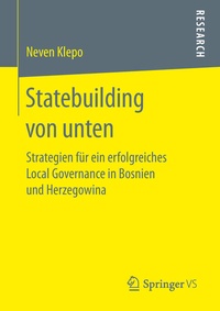 Abbildung von: Statebuilding von unten - Springer VS