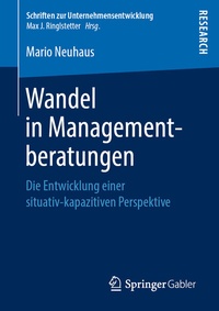 Abbildung von: Wandel in Managementberatungen - Springer Gabler