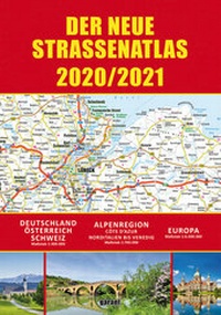 Abbildung von: Straßenatlas 2020/2021 für Deutschland und Europa - Halfar GmbH