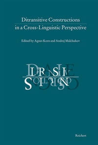 Enlarge image Cover: Ditransitive constructions in a cross-linguistic perspective - Reichert Verlag
