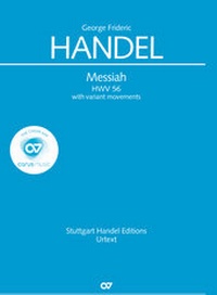 Abbildung von: Messiah (Klavierauszug deutsch) - Carus-Verlag