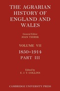 Cover: The Agrarian History of England and Wales - Cambridge University Press