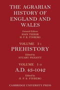 Cover: The Agrarian History of England and Wales: Volume 1, Prehistory to AD 1042 - Cambridge University Press