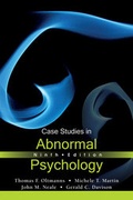 Cover: Case Studies in Abnormal Psychology - Wiley