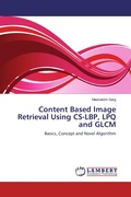 Cover: Content Based Image Retrieval Using CS-LBP, LPQ and GLCM - LAP Lambert Academic Publishing