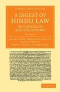 Cover: A Digest of Hindu Law, on Contracts and Successions - Cambridge University Press