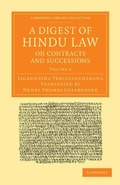 Cover: A Digest of Hindu Law, on Contracts and Successions - Cambridge University Press