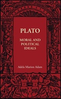Cover: Plato: Moral and Political Ideals - Cambridge University Press