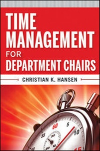 Abbildung von: Time Management for Department Chairs - Jossey-Bass