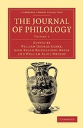 Cover: The Journal of Philology - Cambridge University Press