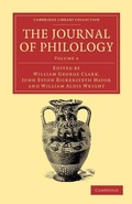 Cover: The Journal of Philology - Cambridge University Press