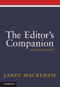 Cover: The Editor's Companion - Cambridge University Press