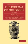 Cover: The Journal of Philology - Cambridge University Press