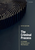 Cover: The Criminal Process - Oxford University Press