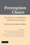 Cover: Preemption Choice - Cambridge University Press