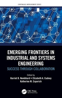 Enlarge image Cover: Emerging Frontiers in Industrial and Systems Engineering - CRC Press