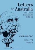 Cover: Letters to Australia, Volume 3 - Sydney University Press