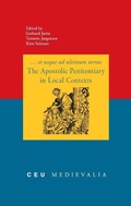 Cover: The Apostolic Penitentiary in Local Contexts - Central European University Press