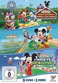 Cover: Micky Maus Wunderhaus - Mickys Sportfest & Die Wunderhaus-Weltreise & Micky und Donald haben eine Farm - Walt Disney