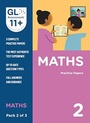 Cover: 11+ Practice Papers Maths Pack 2 (Multiple Choice) - GL Assessment