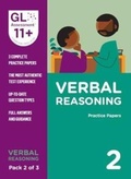 Cover: 11+ Practice Papers Verbal Reasoning Pack 2 (Multiple Choice) - GL Assessment