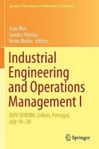 Enlarge image Cover: Industrial Engineering and Operations Management I - Springer