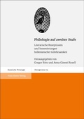 Cover: Philologie auf zweiter Stufe - Franz Steiner Verlag