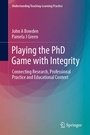 Cover: Playing the PhD Game with Integrity - Springer