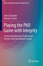 Cover: Playing the PhD Game with Integrity - Springer